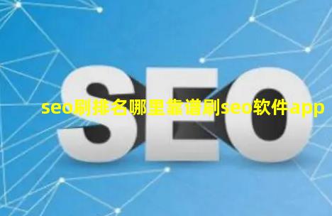 seo刷排名哪里靠谱(刷seo软件app)